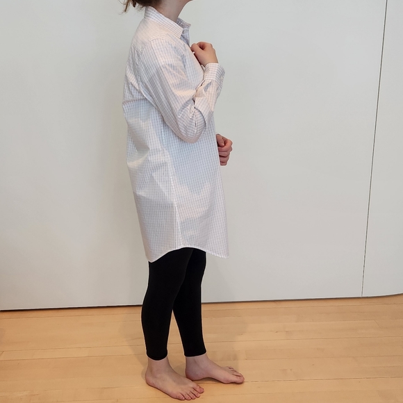 Eileen M Custom Designed Checkered Button Down Tunic - Picture 2 of 9